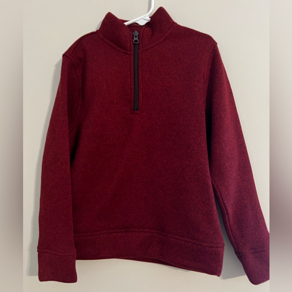 Boys Half Zip Pullover - size S (6-7)